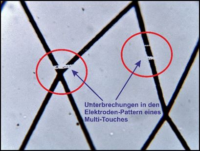 Multi-Touch-Elektroden-Pattern 