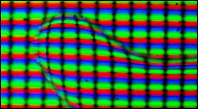 verschmutzter Oberfläche beim Optical Bonding verschmutzter Oberfläche beim Optical Bonding